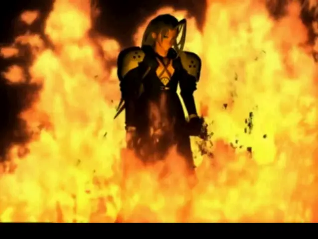 Sephiroth's iconic look.