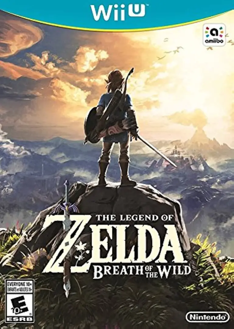 Legend of Zelda: Breath of the Wild cover art.