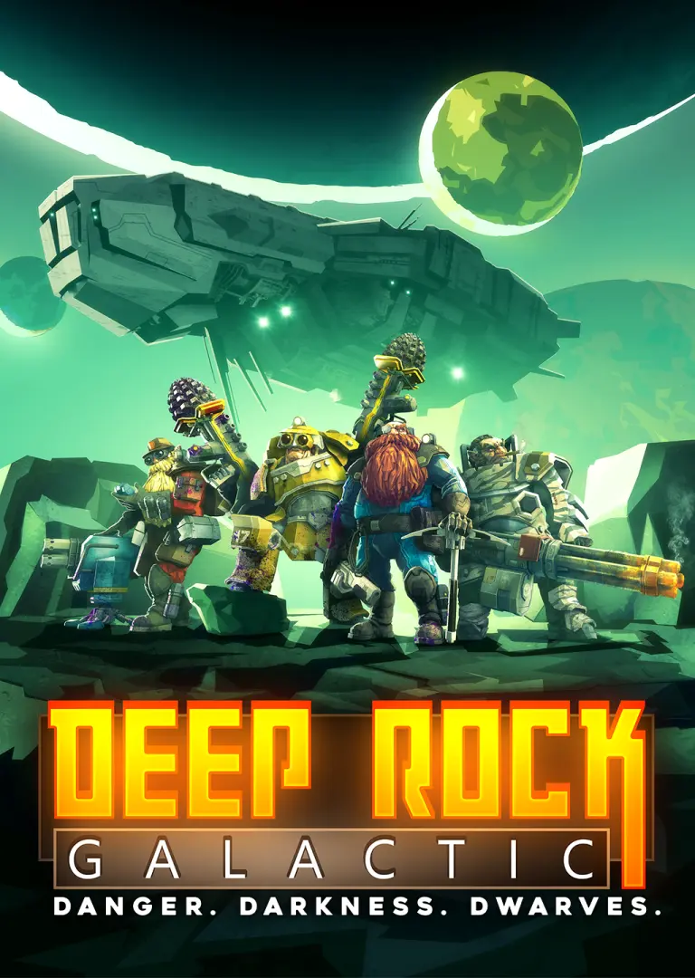 Deep Rock Galactic cover art.