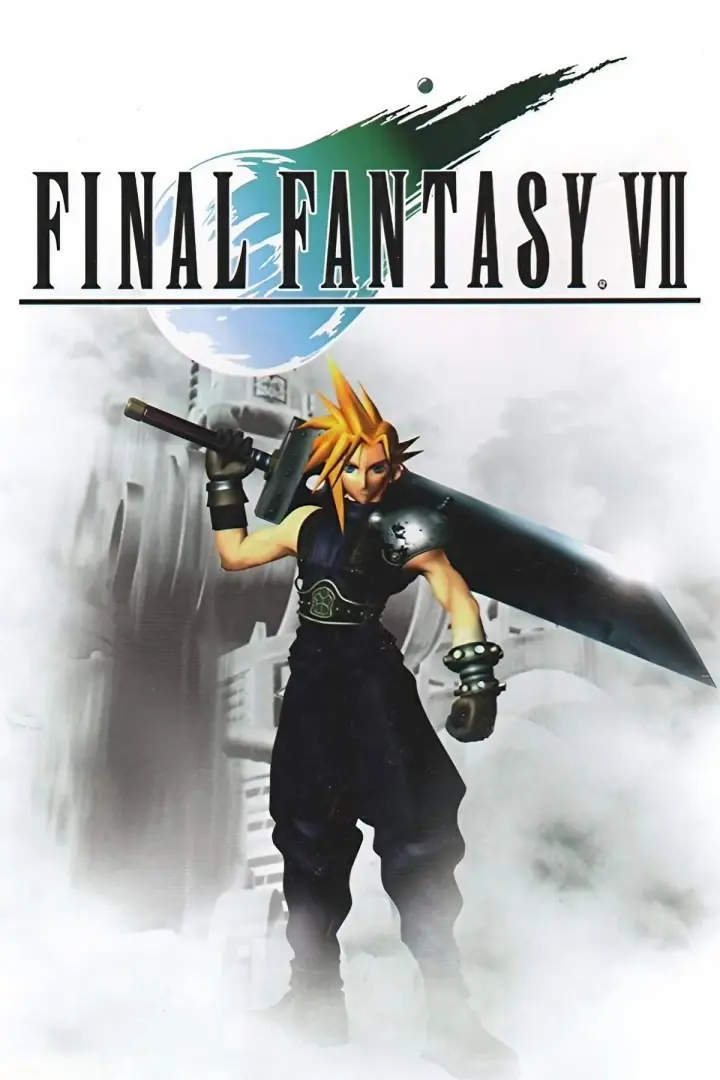 Final Fantasy VII cover art.