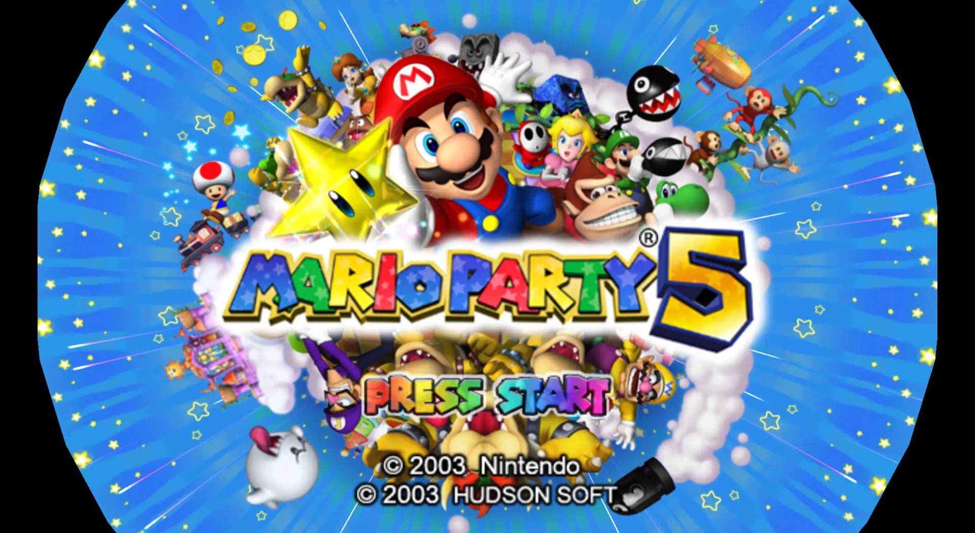 Mario Party 5 cover art.