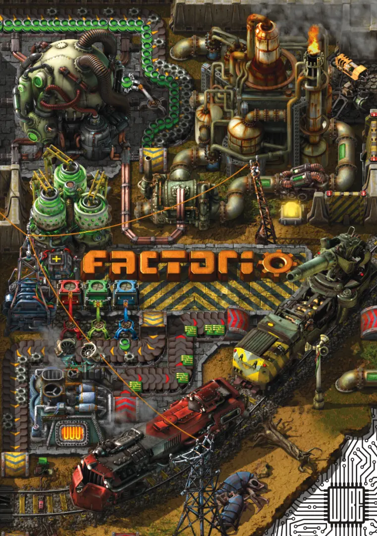 Factorio 2 cover art.
